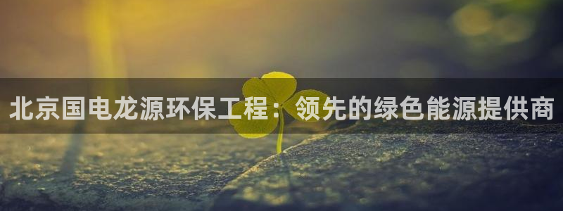 彩名堂最新免费计划官网：北京国电龙源