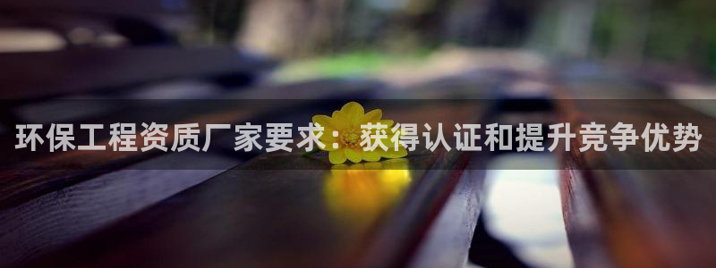 彩名堂是正规的公司吗：环保工程资质厂